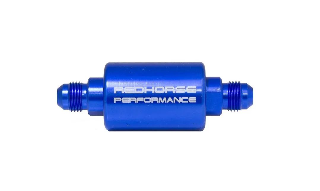 4151-06-1 – REDHORSE Fuel Filter, Use As A Pre Or Post Filter In Fuel And Oil Carbureted Systems In-Line Mount -06 AN...
